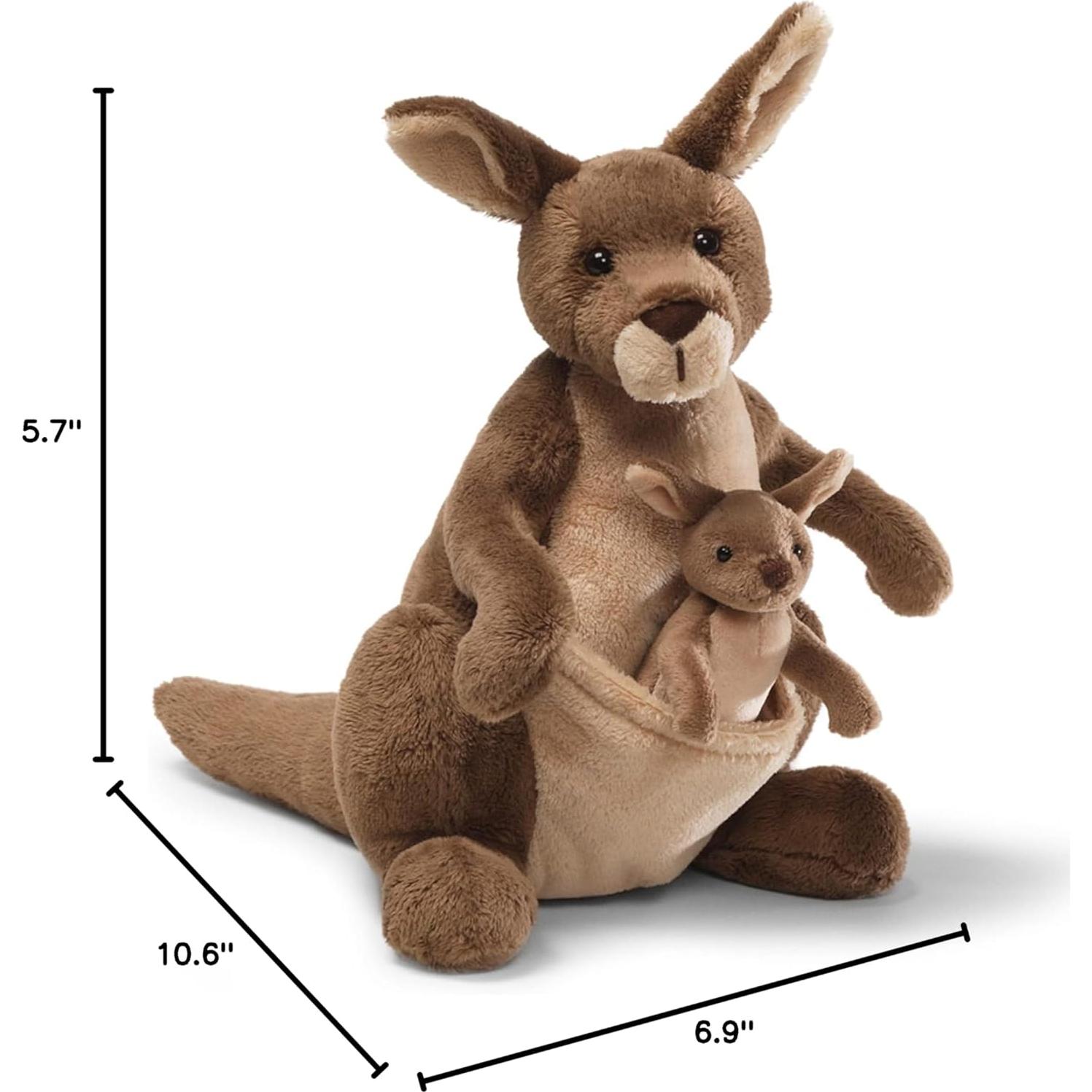 GUND Canguro con Joey Extraíble 25,4 cm Peluche