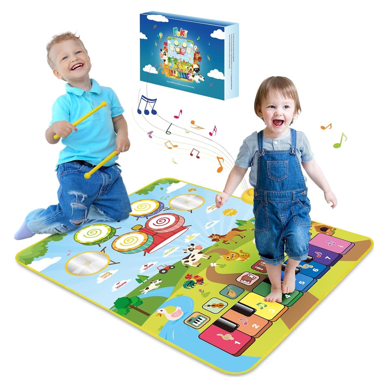 Alfombrilla Musical Foki 90x70 cm para Niños 1-5 Años