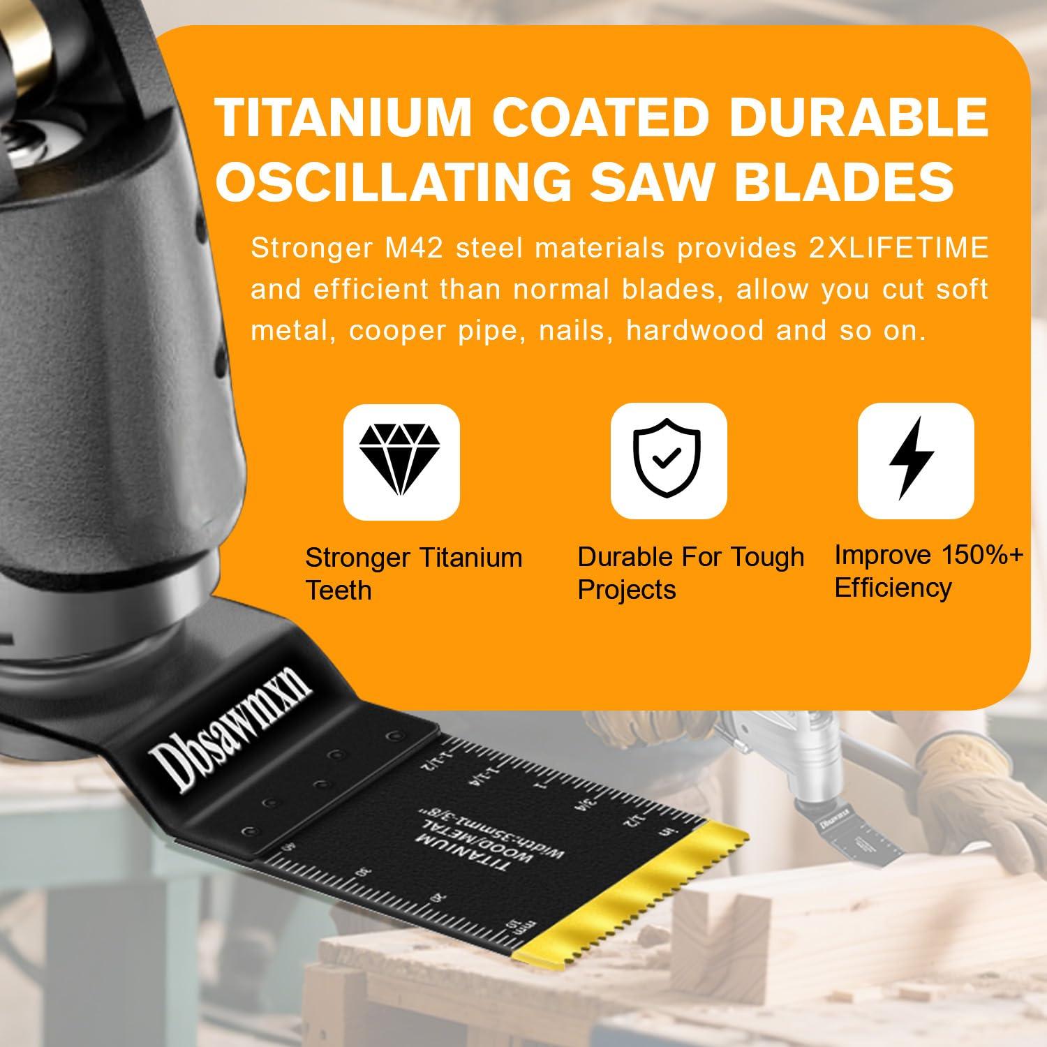 Set de 110 Hojas Oscilantes Dbsawmxn para Corte de Metal y Madera