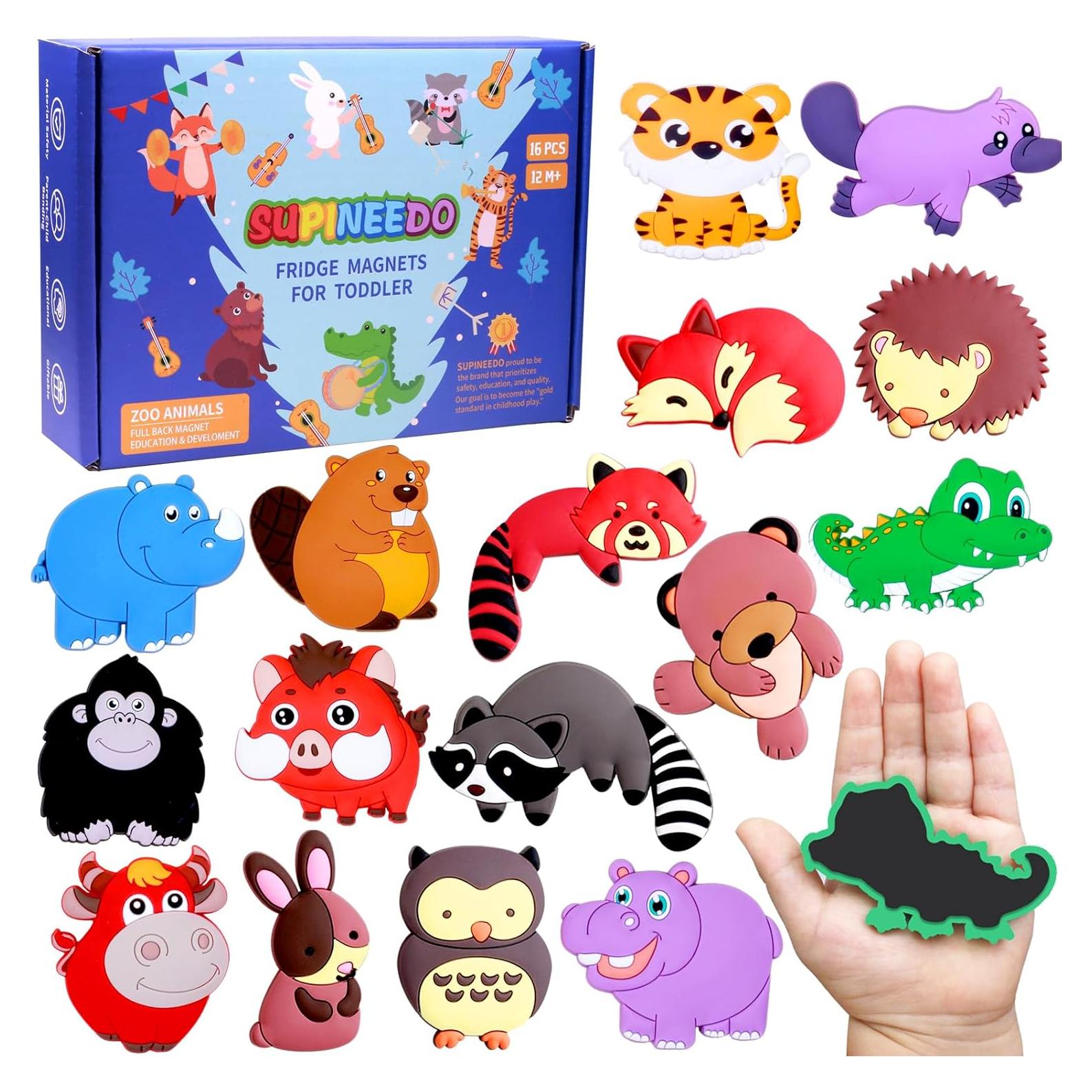 Imanes de Nevera SUPINEEDO - 16 Animales de Granja