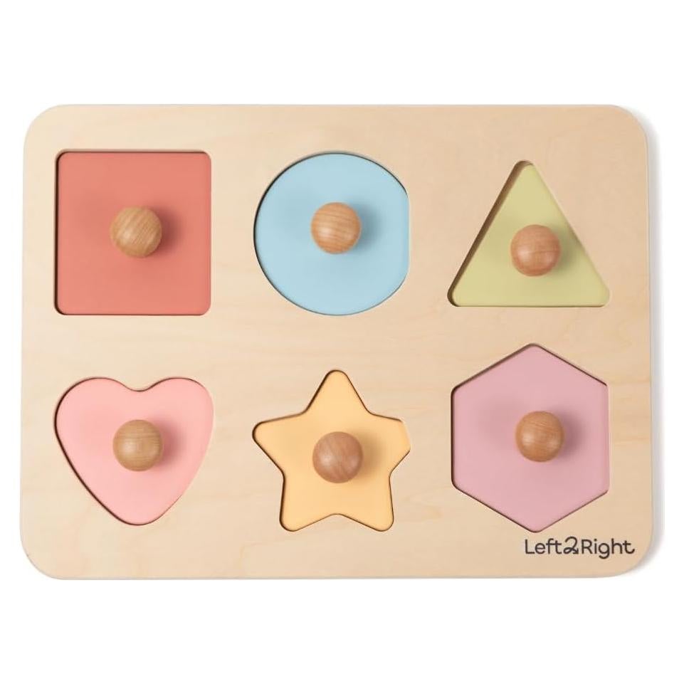 Rompecabezas de Madera LEFT2RIGHT para Niños 1-4 Años