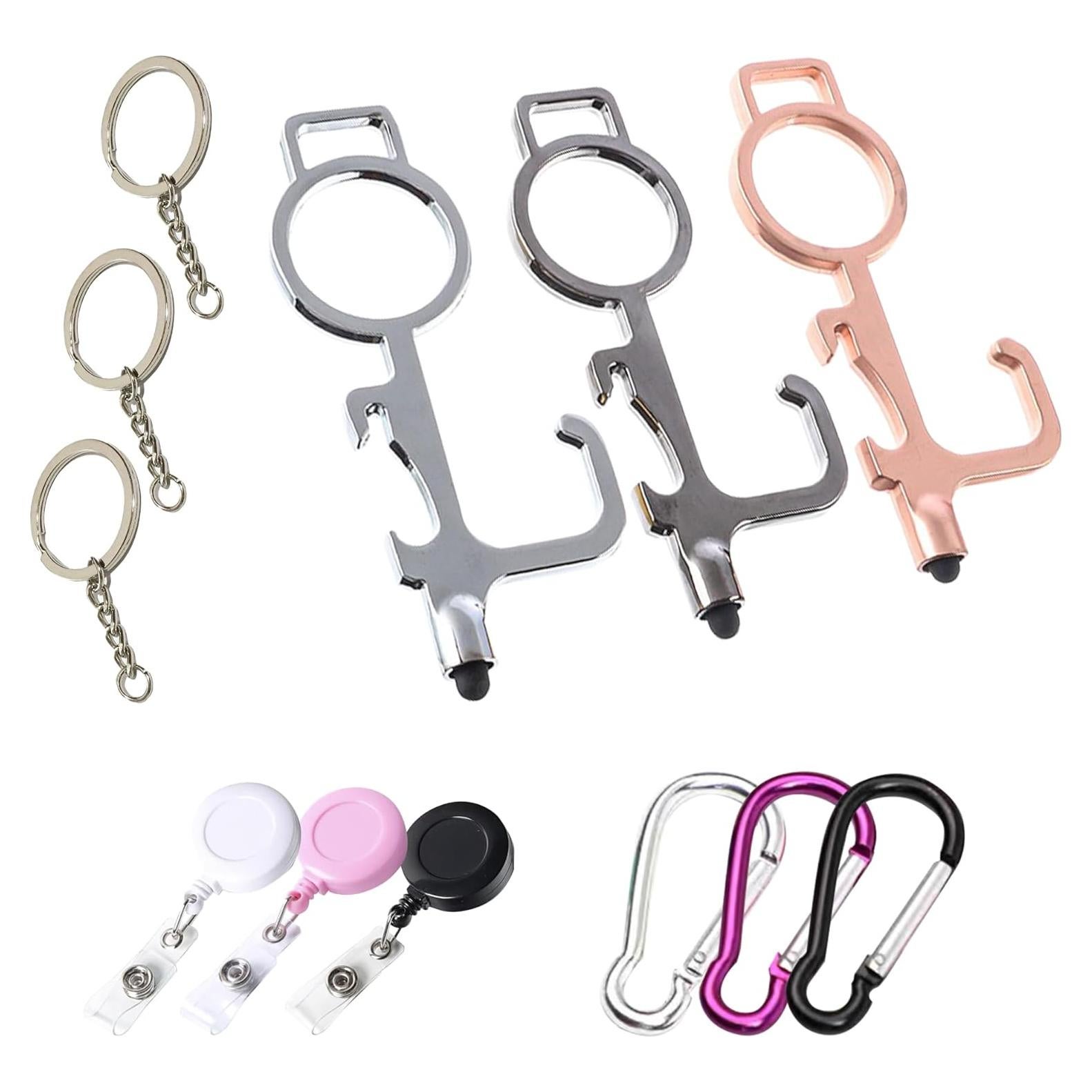 Herramienta Multifuncional Shaoduoli con Llavero y Carabiner