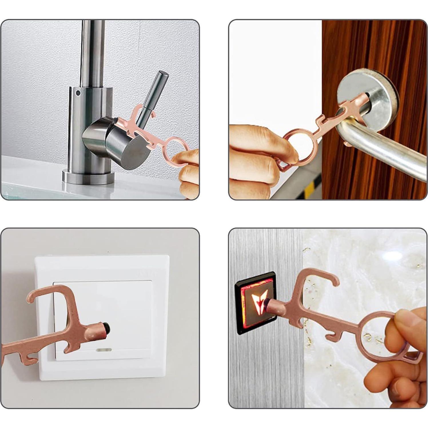 Herramienta Multifuncional Shaoduoli con Llavero y Carabiner