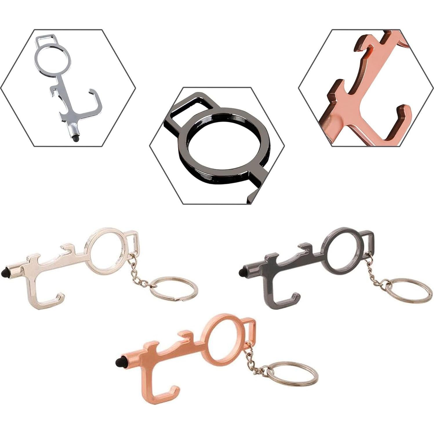 Herramienta Multifuncional Shaoduoli con Llavero y Carabiner