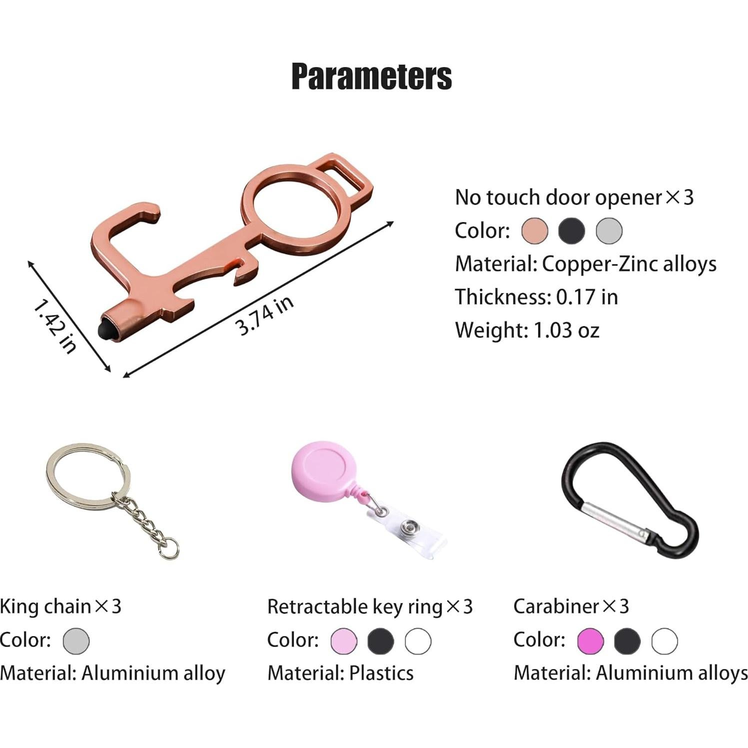 Herramienta Multifuncional Shaoduoli con Llavero y Carabiner