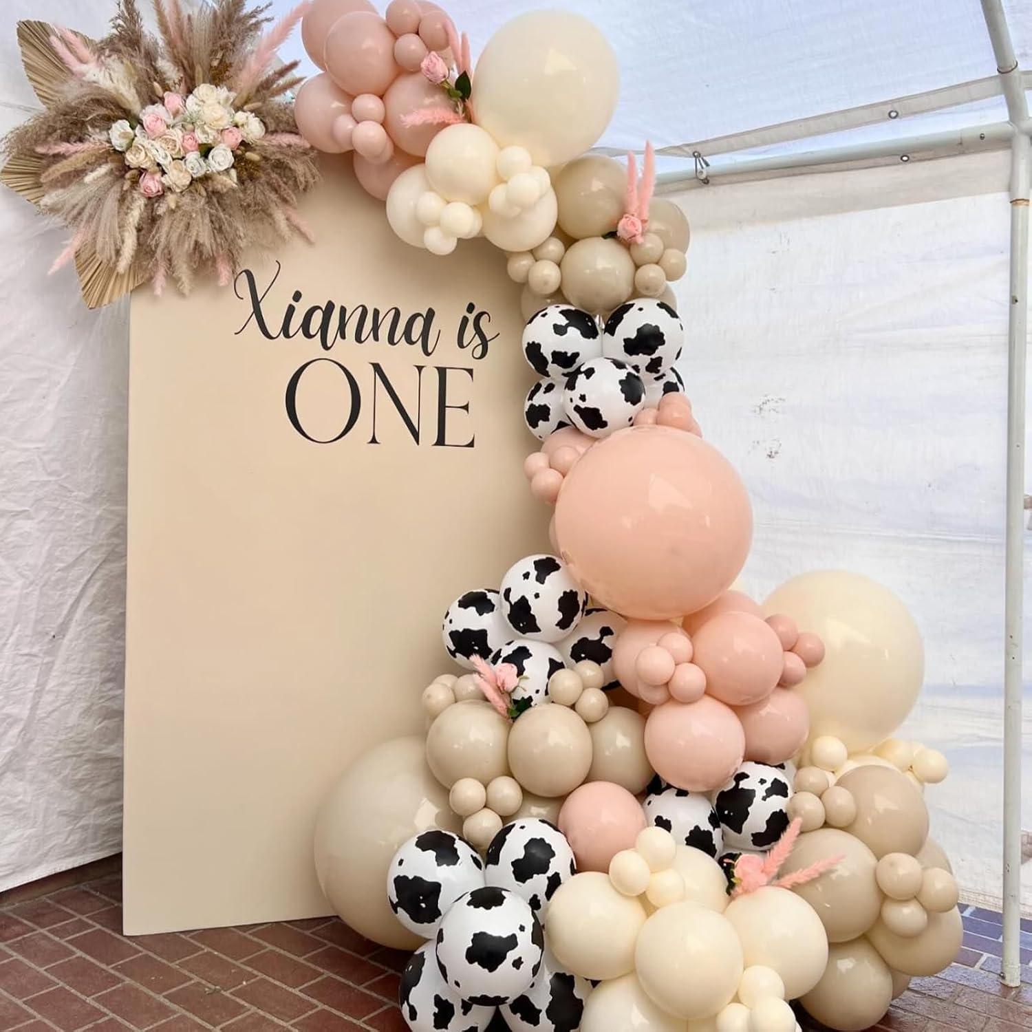 Globos de Vaca Biapian 60 Pcs 30 cm para Fiestas Infantiles