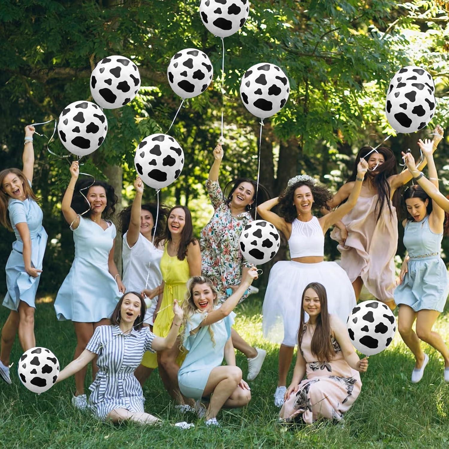 Globos de Vaca Biapian 60 Pcs 30 cm para Fiestas Infantiles