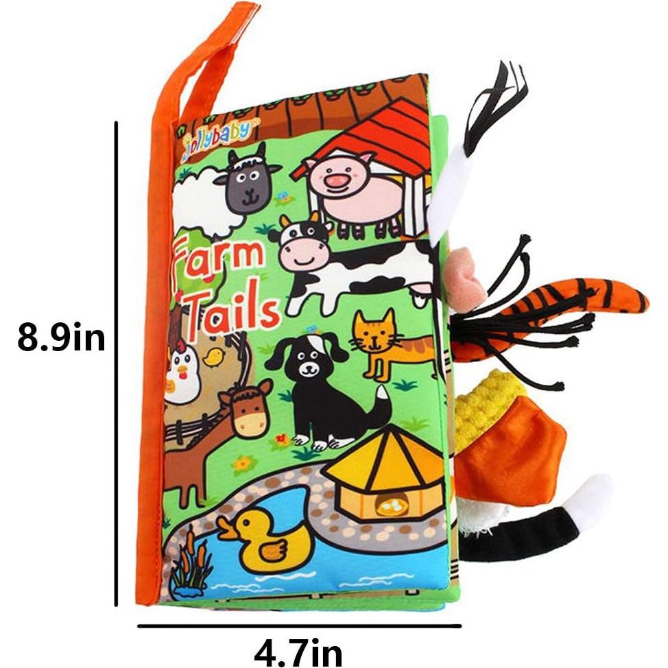 Libro de Actividades Zocita con Colas de Animales Suaves