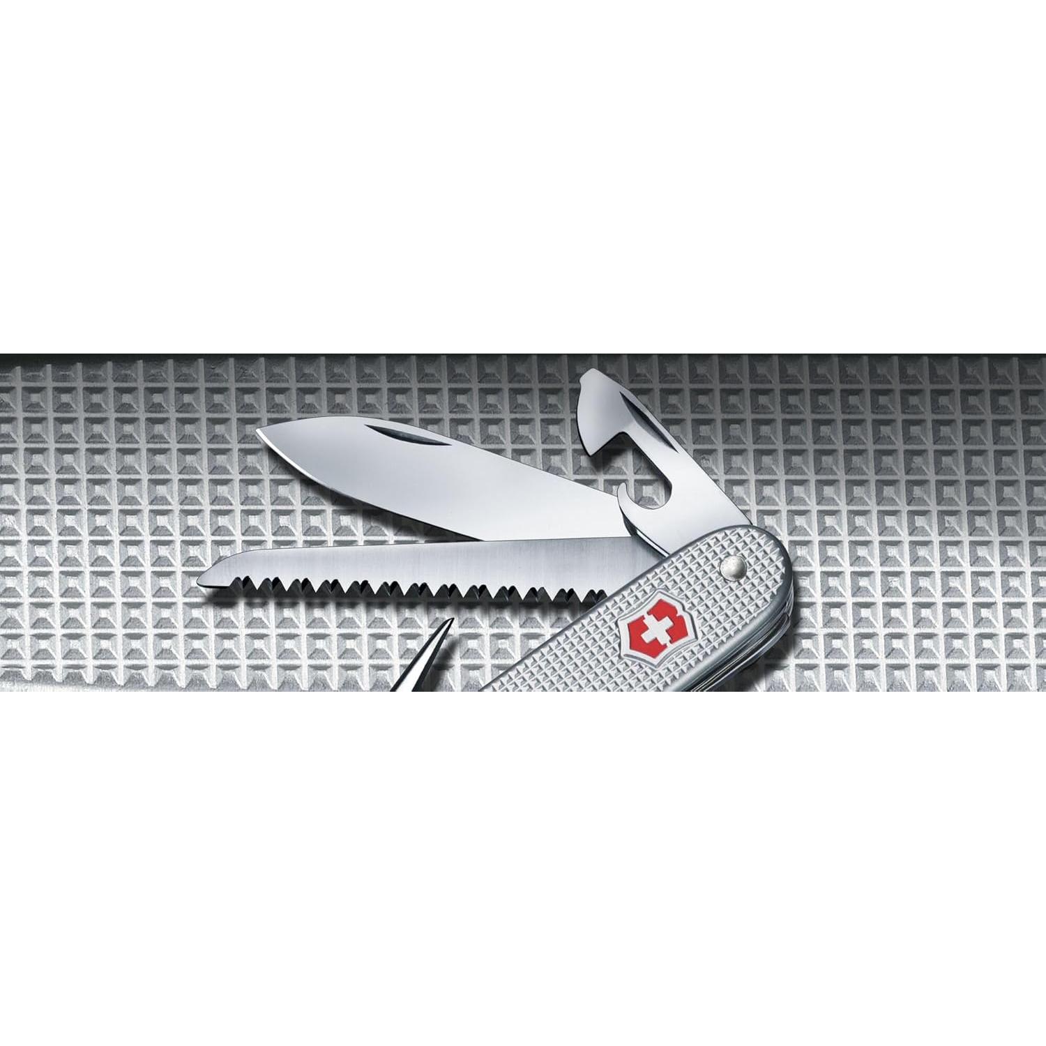 Cuchillo Suizo Victorinox Farmer Alox 9 Funciones 93mm Plata