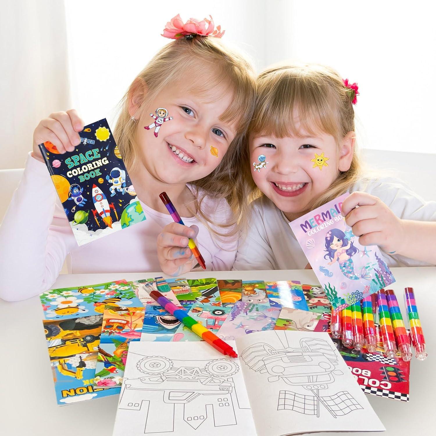 24 Libros de Colorear para Niños Cinrobiye 6x4 cm Diversión