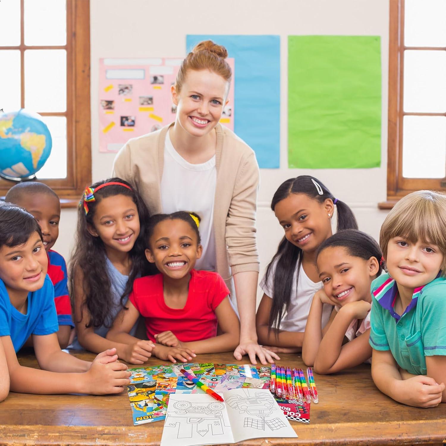 24 Libros de Colorear para Niños Cinrobiye 6x4 cm Diversión