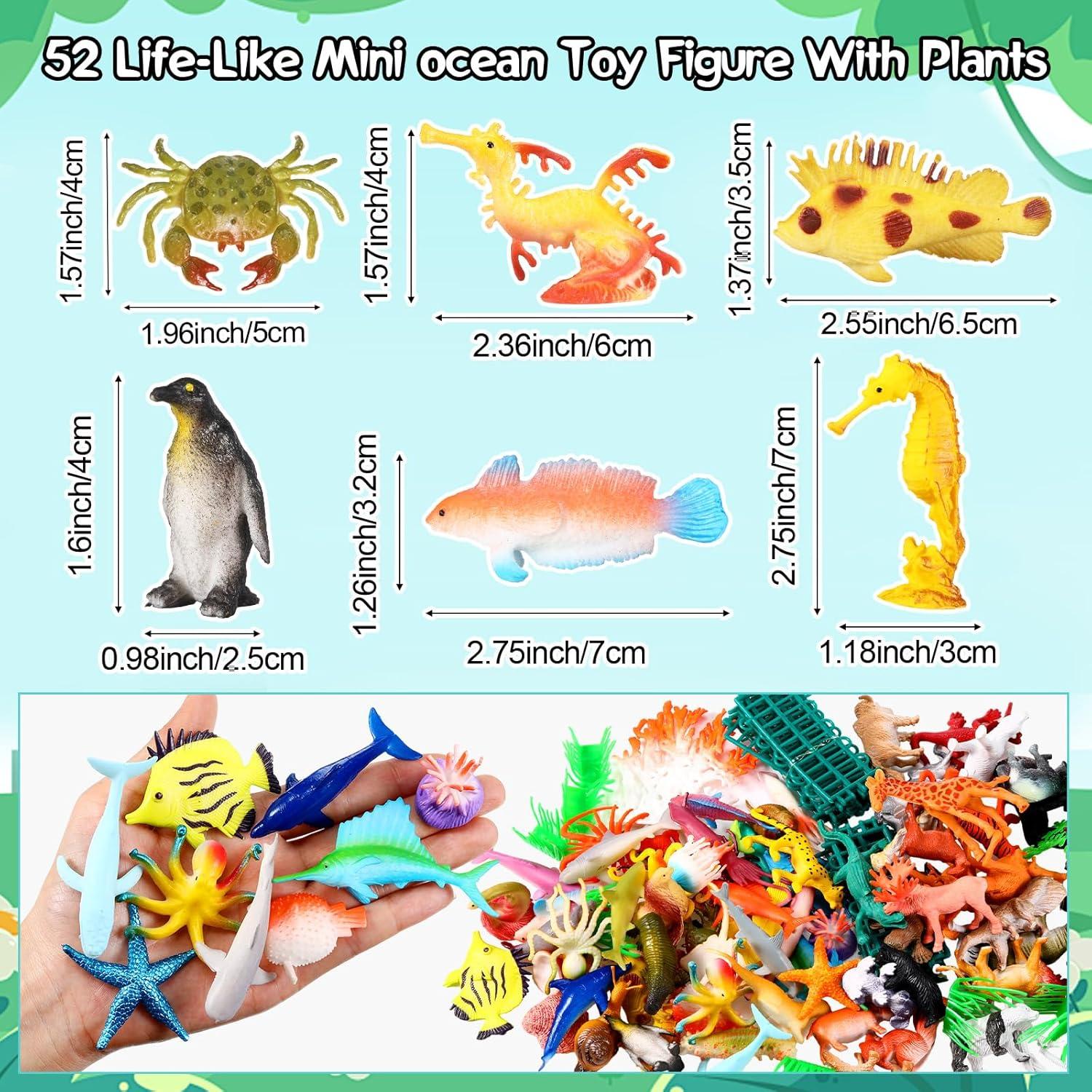 105 Piezas Juguetes de Animales Safari WinnerWhy Realistas