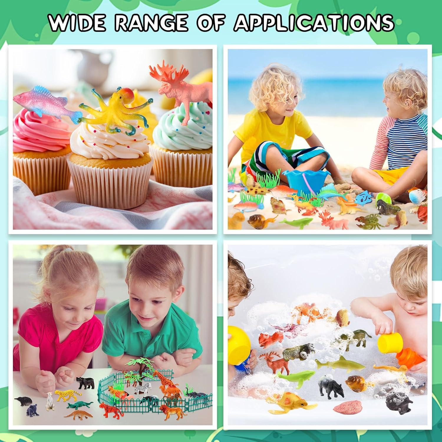 105 Piezas Juguetes de Animales Safari WinnerWhy Realistas