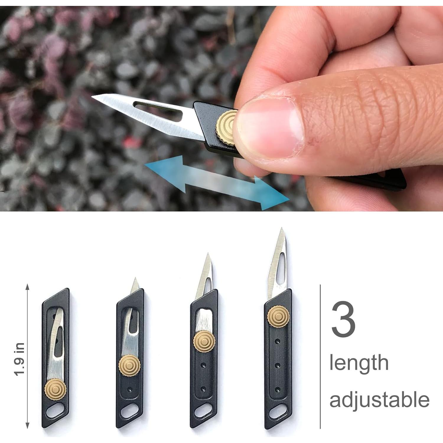 2 Pack Cuchillos Utilitarios Joycube Compactos EDC 7.1 cm