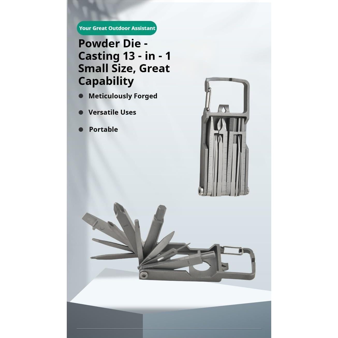 Multiherramienta de llavero Genérico 21 en 1 Acero Inoxidable