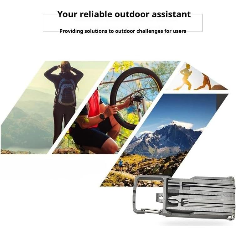 Multiherramienta de llavero Genérico 21 en 1 Acero Inoxidable