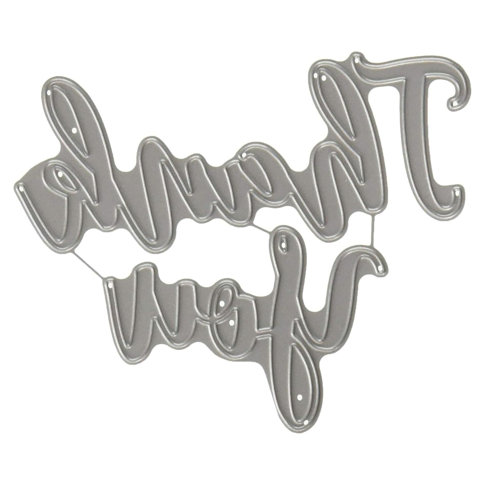 Troquel de Palabras 'Gracias' Echo Park EPPDIE612 12.7x17.8cm