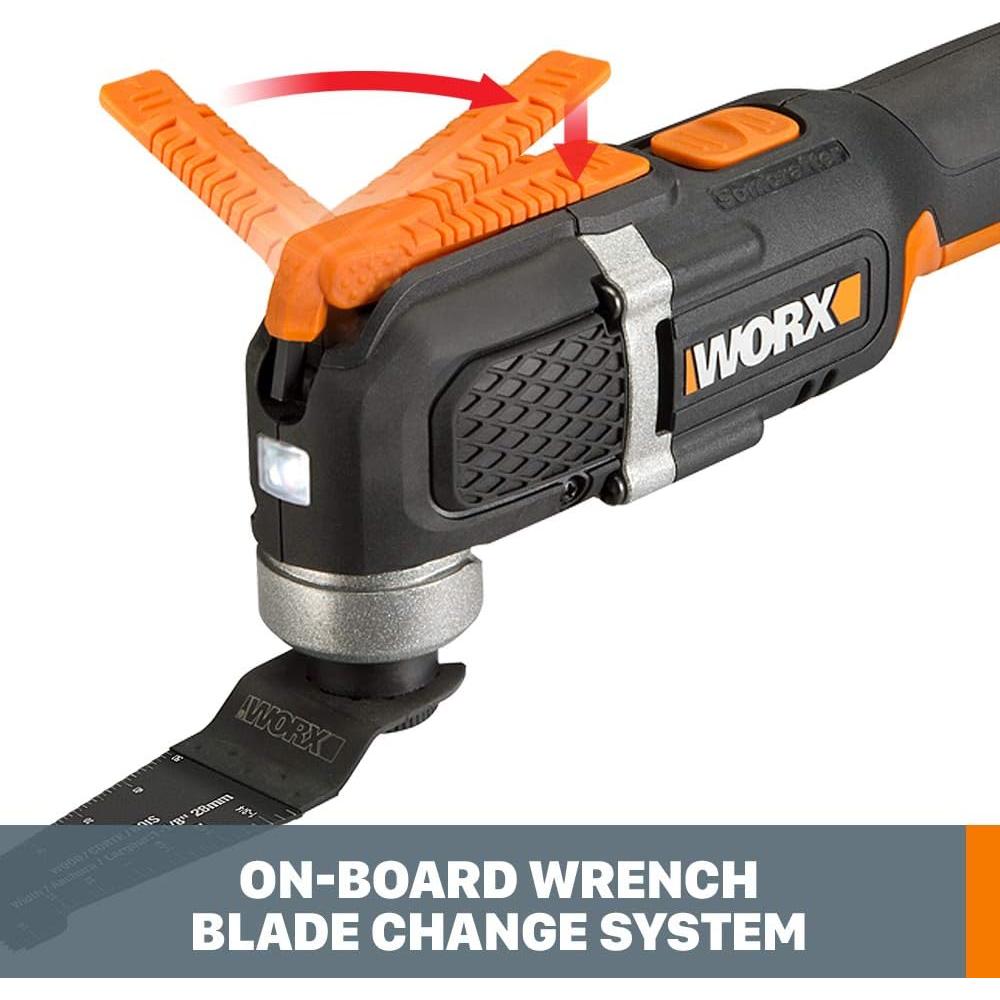 Herramienta Multiuso Oscilante Inalámbrica Worx WX696L 20V