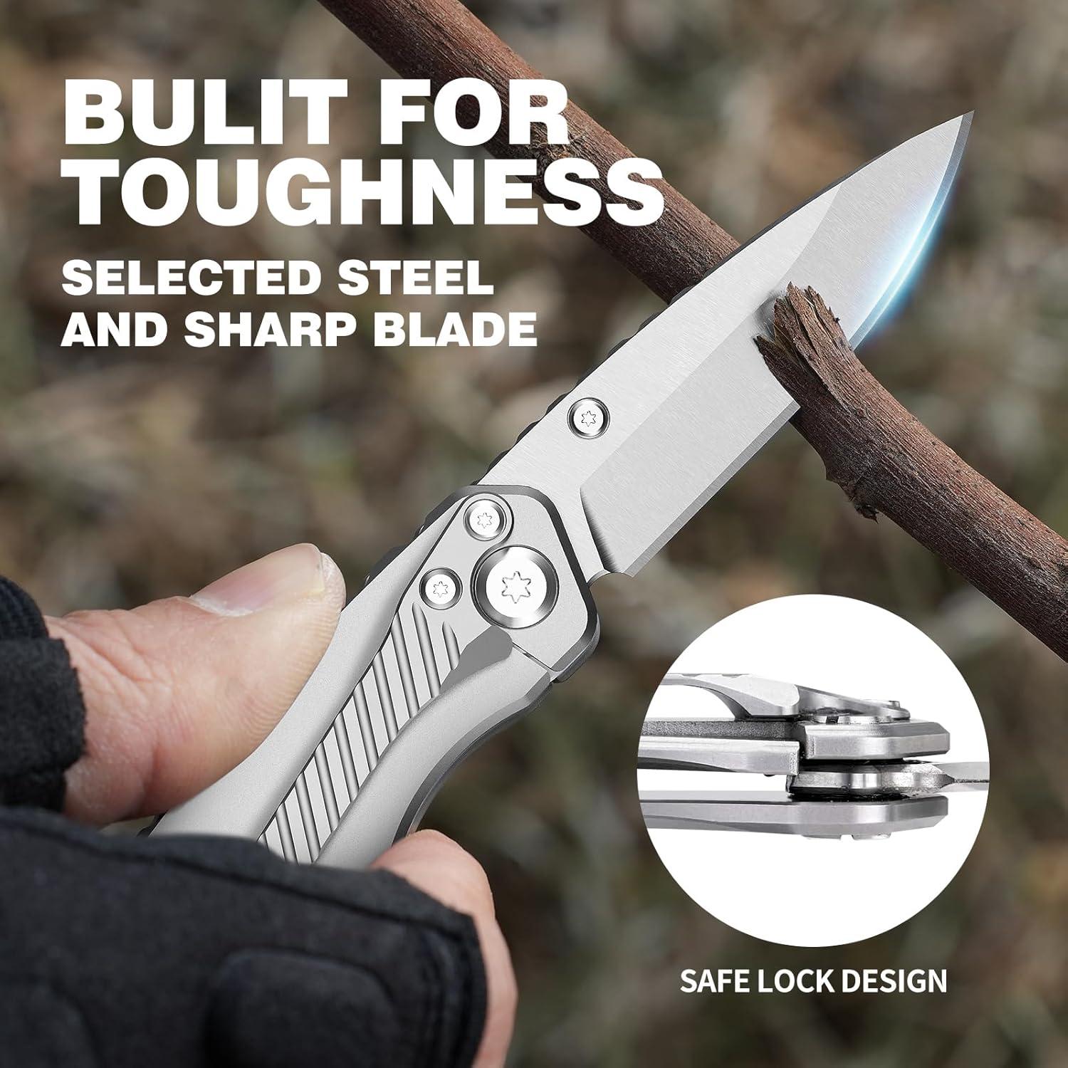 Barra de Palanca EDC 4 en 1 Hikolit - Cuchillo, Abridor, Llave