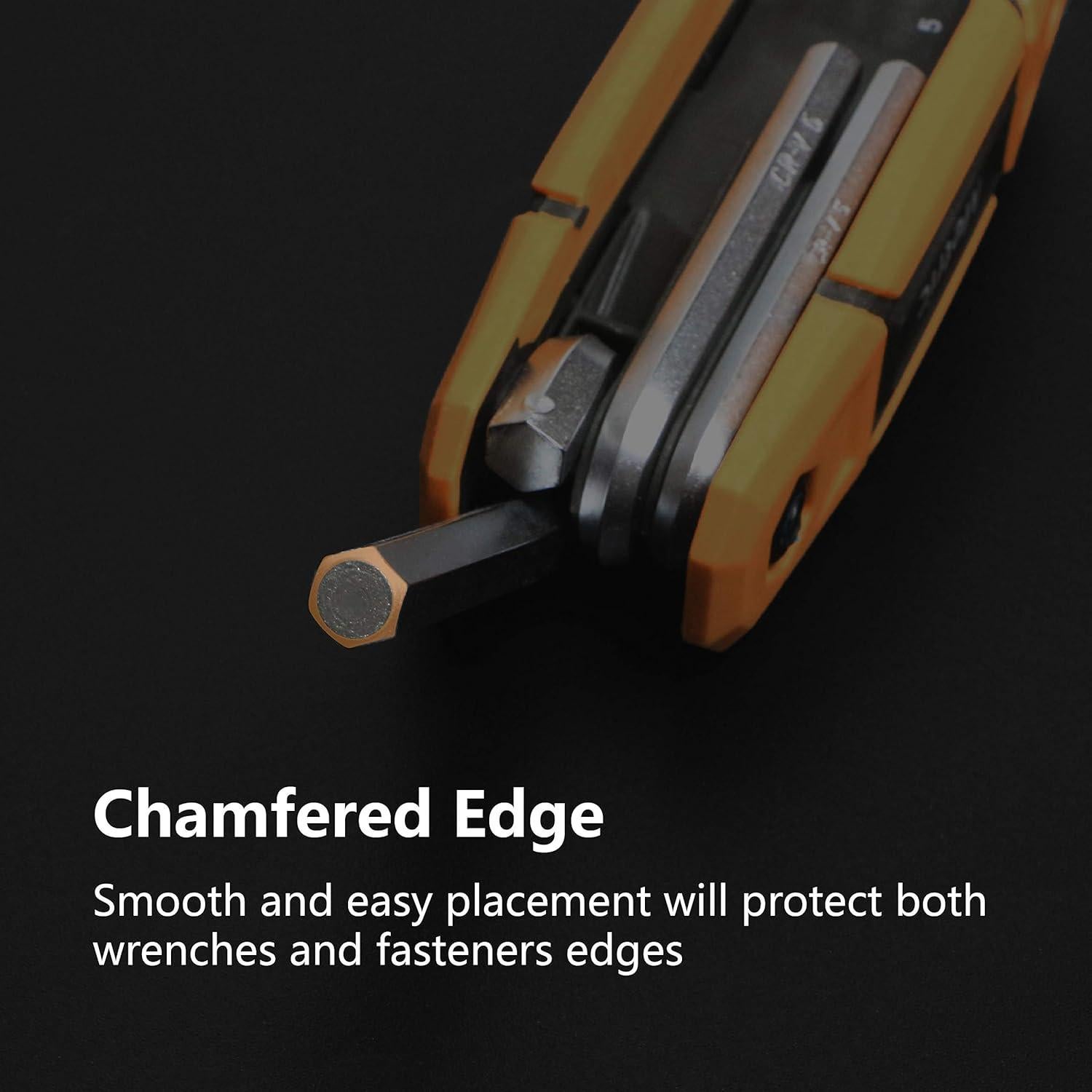 Juego de Llaves Allen Plegables MULWARK 17 Piezas Métrico y SAE