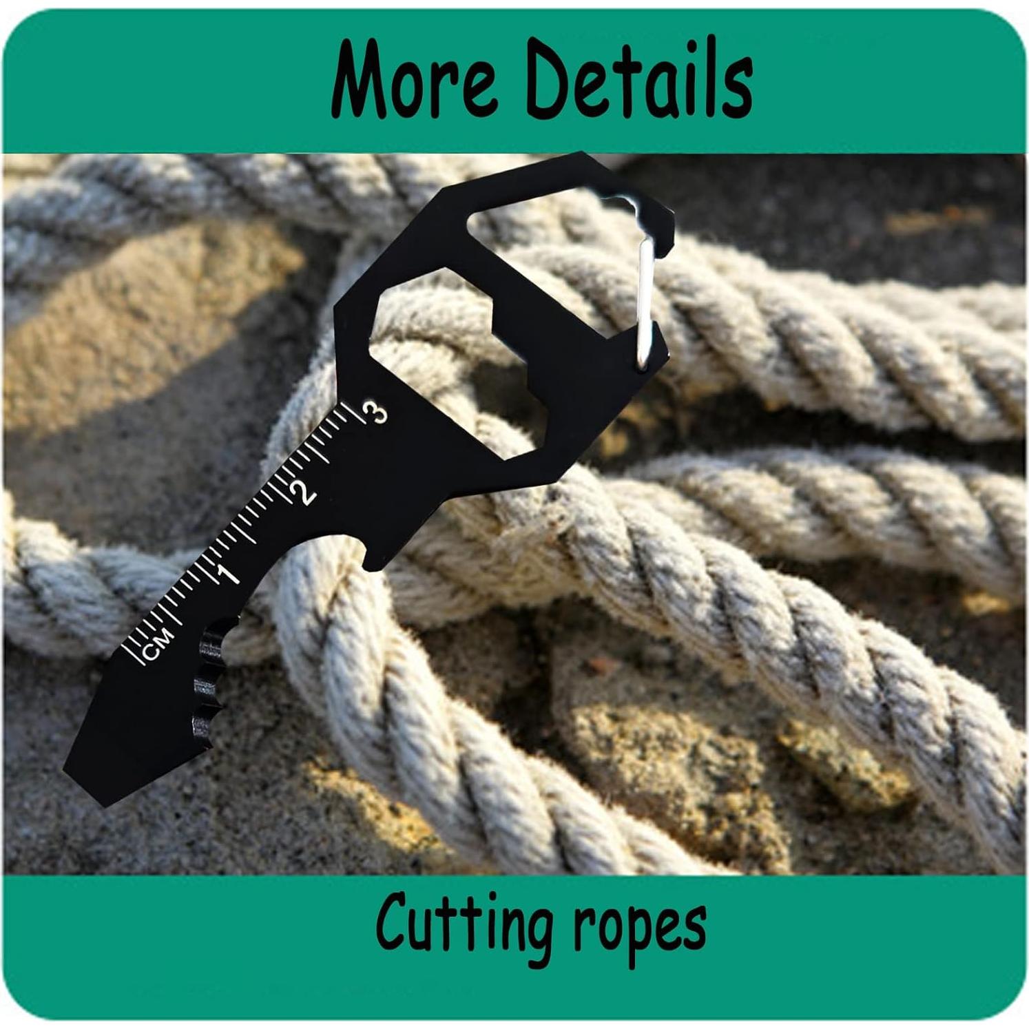 Herramienta Múltiple de Llavero SALEMAR 6 en 1 Acero Inoxidable