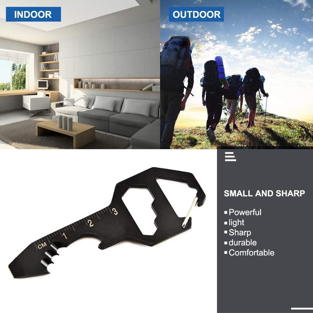 Herramienta Múltiple de Llavero SALEMAR 6 en 1 Acero Inoxidable