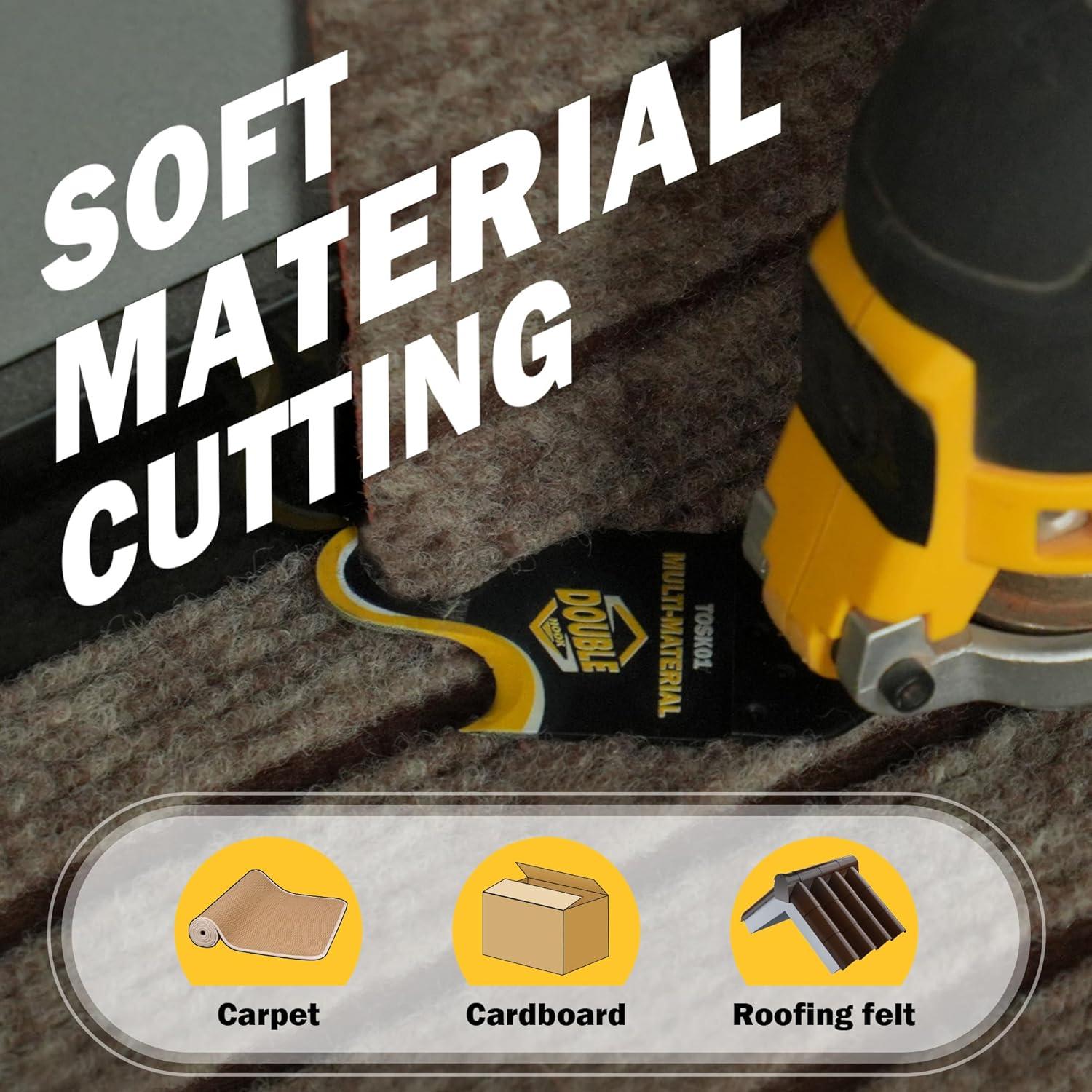 Hojas de Cuchillo de Gancho TOLESA 5 PCS para Herramienta Oscilante