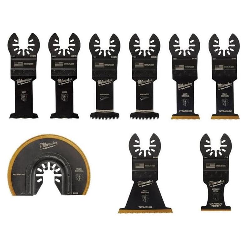 Kit de Cuchillas Multi-Herramienta Milwaukee 9PC 49-10-9113