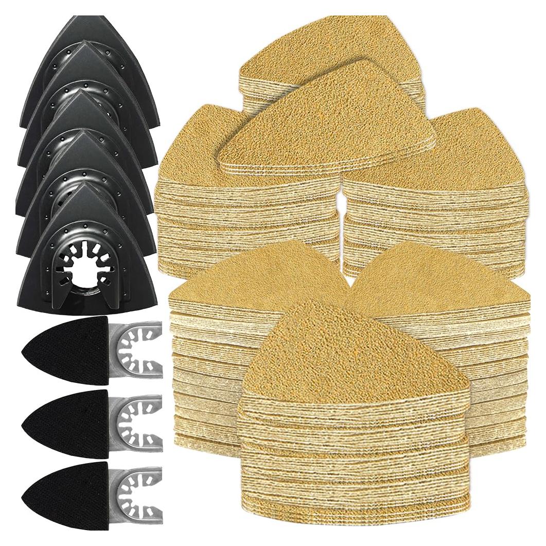 Kit de Almohadillas de Lijado Gulrear 268PCS para Herramientas Oscilantes