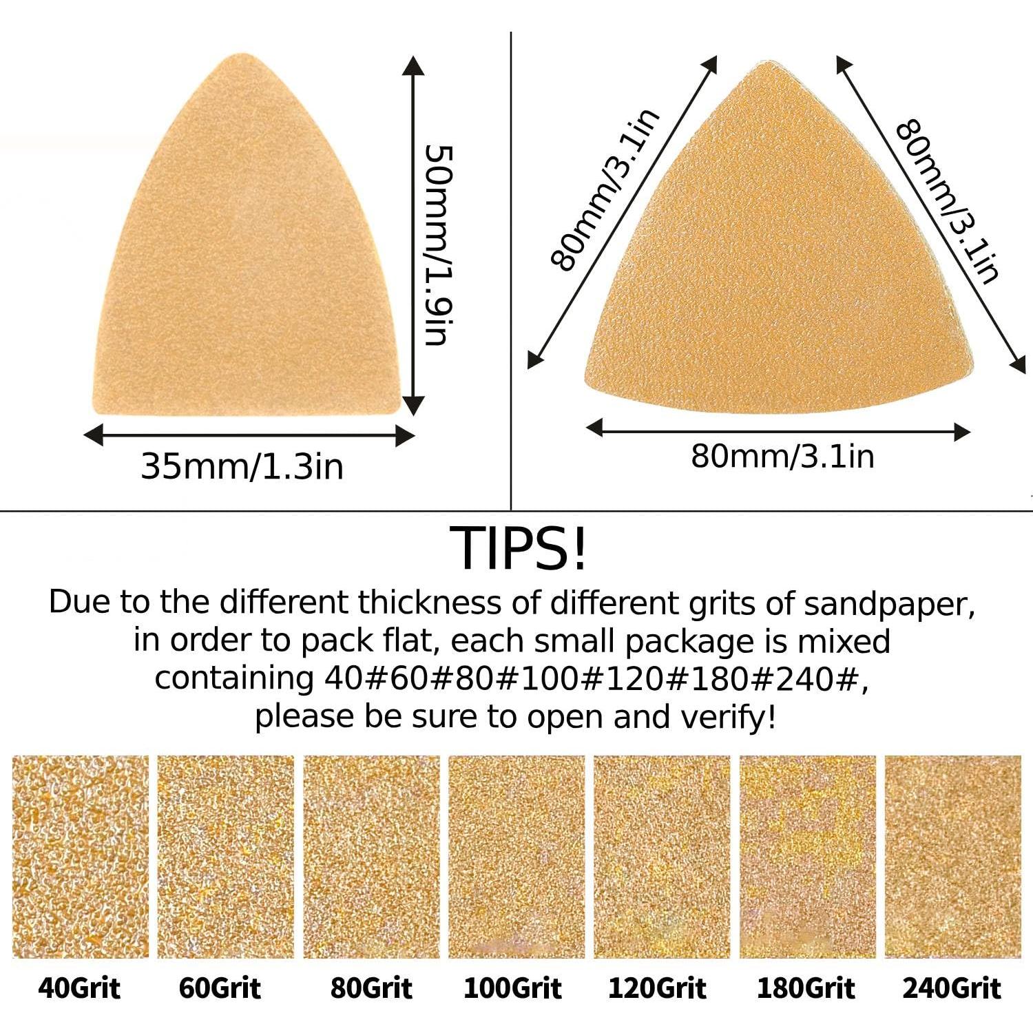 Kit de Almohadillas de Lijado Gulrear 268PCS para Herramientas Oscilantes