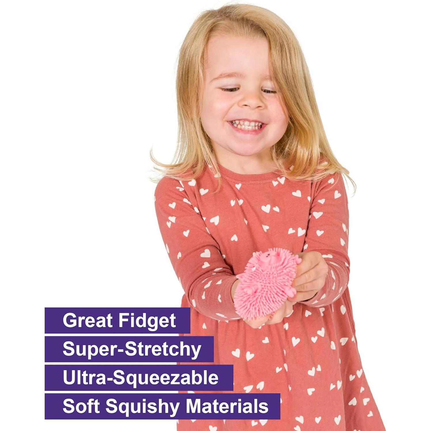 Juguetes Squishy Toysmith Wee Critter Paquete de 4 Animales