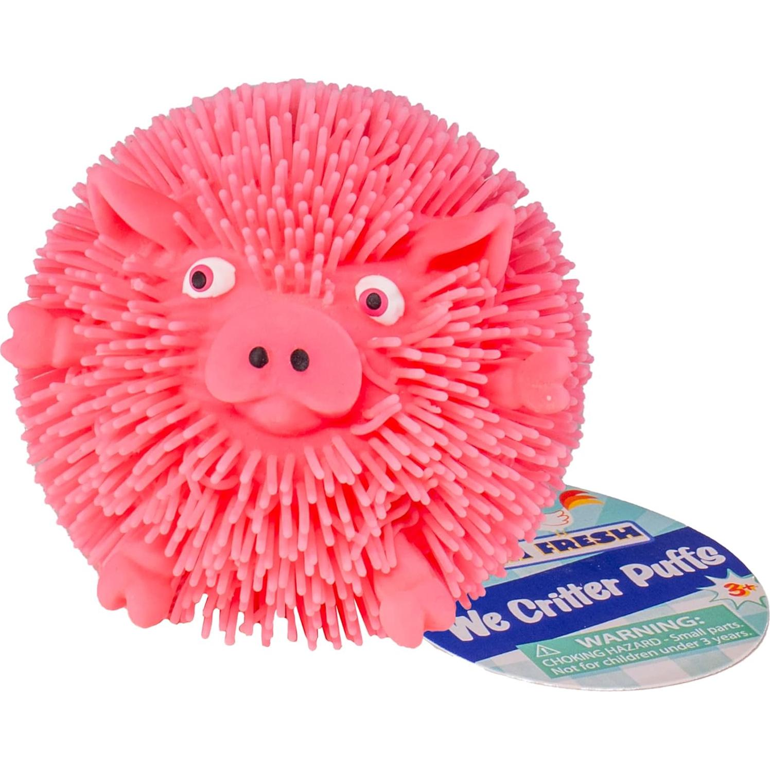 Juguetes Squishy Toysmith Wee Critter Paquete de 4 Animales