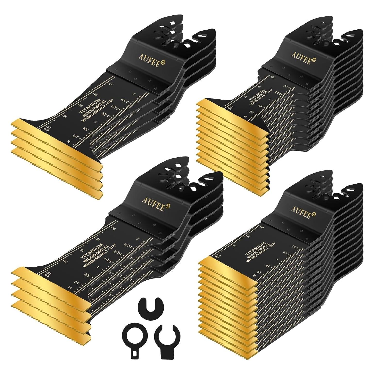 30 Hojas Multiherramienta Titanio Universal para Dewalt Milwaukee