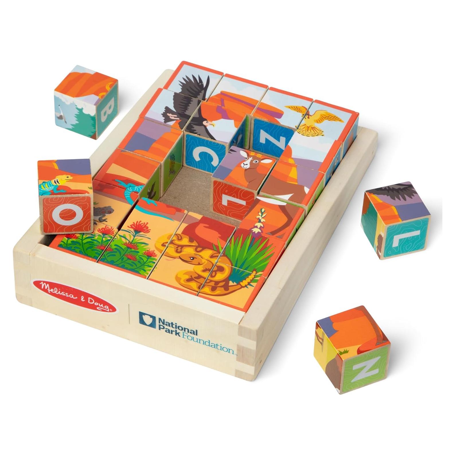 Rompecabezas Cubo Melissa & Doug 24 Piezas Parques Nacionales