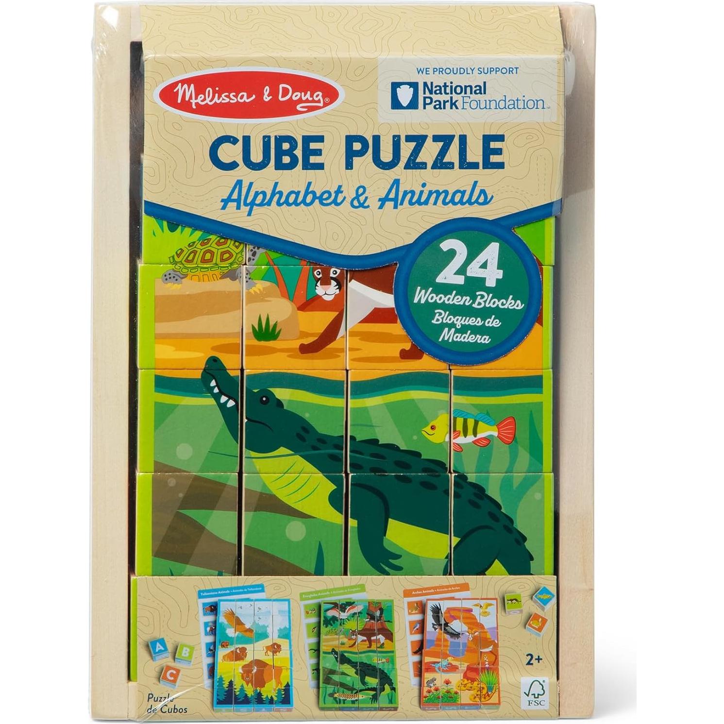 Rompecabezas Cubo Melissa & Doug 24 Piezas Parques Nacionales