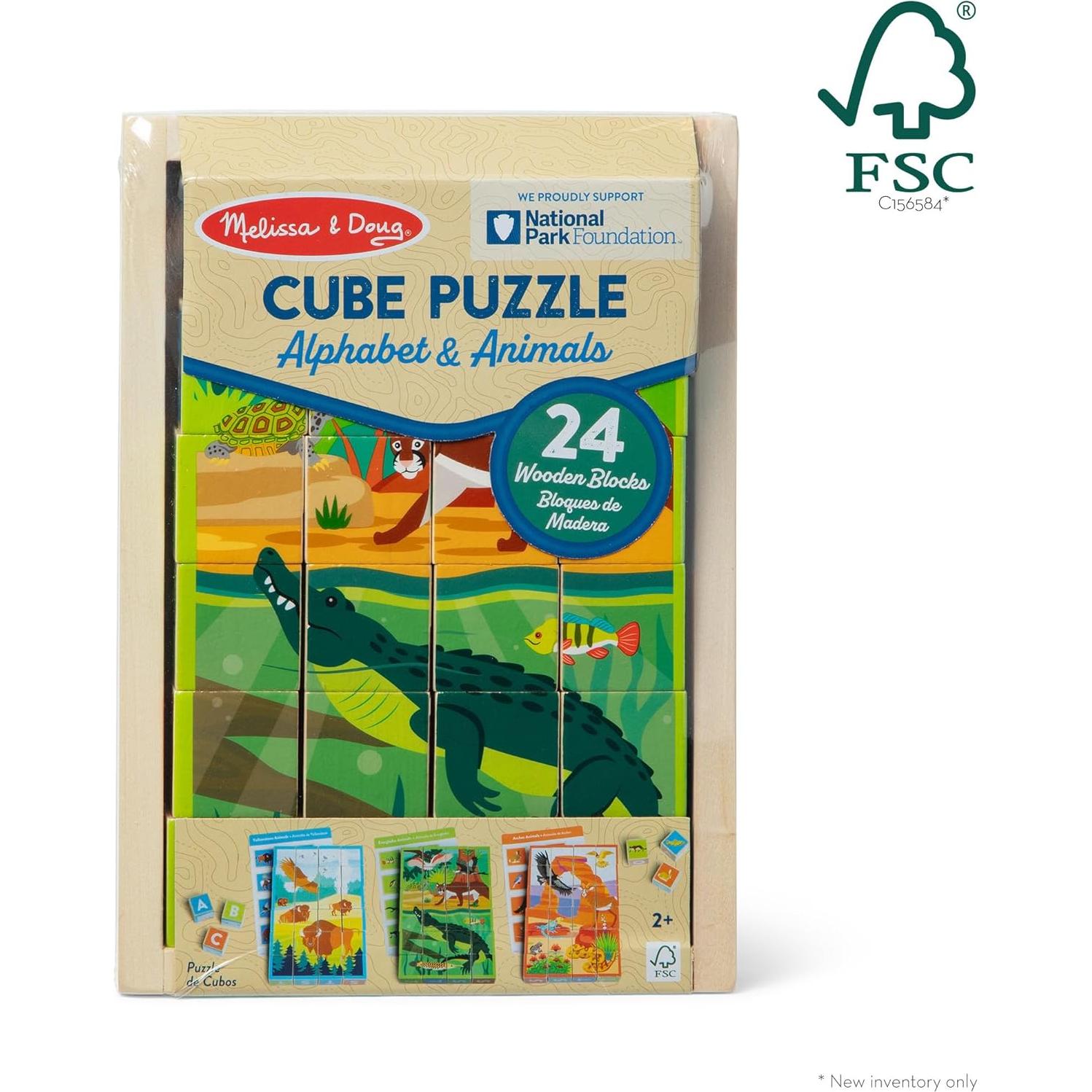 Rompecabezas Cubo Melissa & Doug 24 Piezas Parques Nacionales