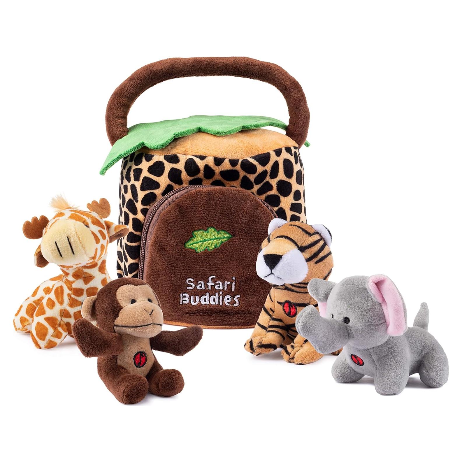 Juego de Animales de Peluche Hablantes Plush Creations - 4 Piezas