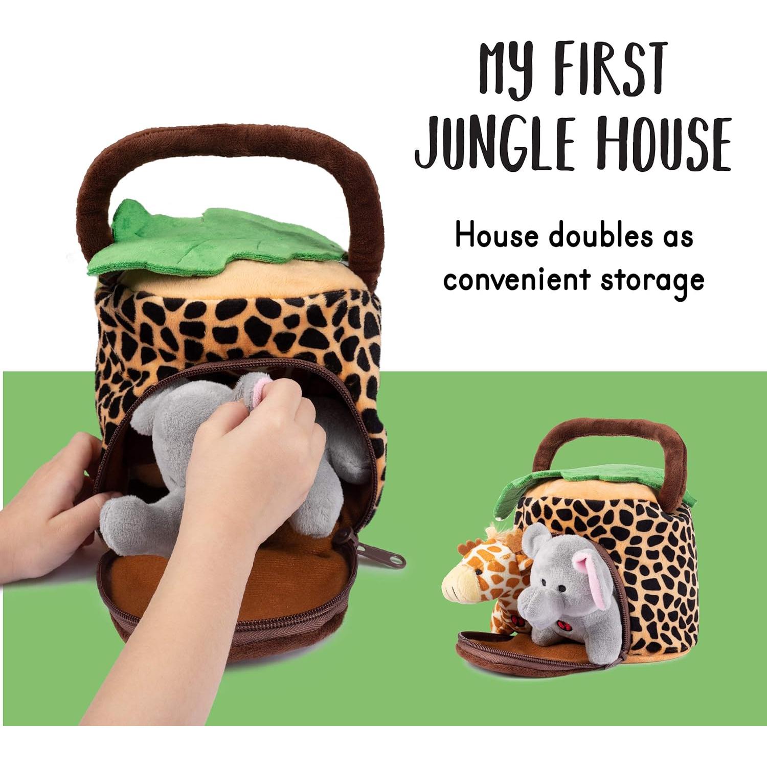 Juego de Animales de Peluche Hablantes Plush Creations - 4 Piezas