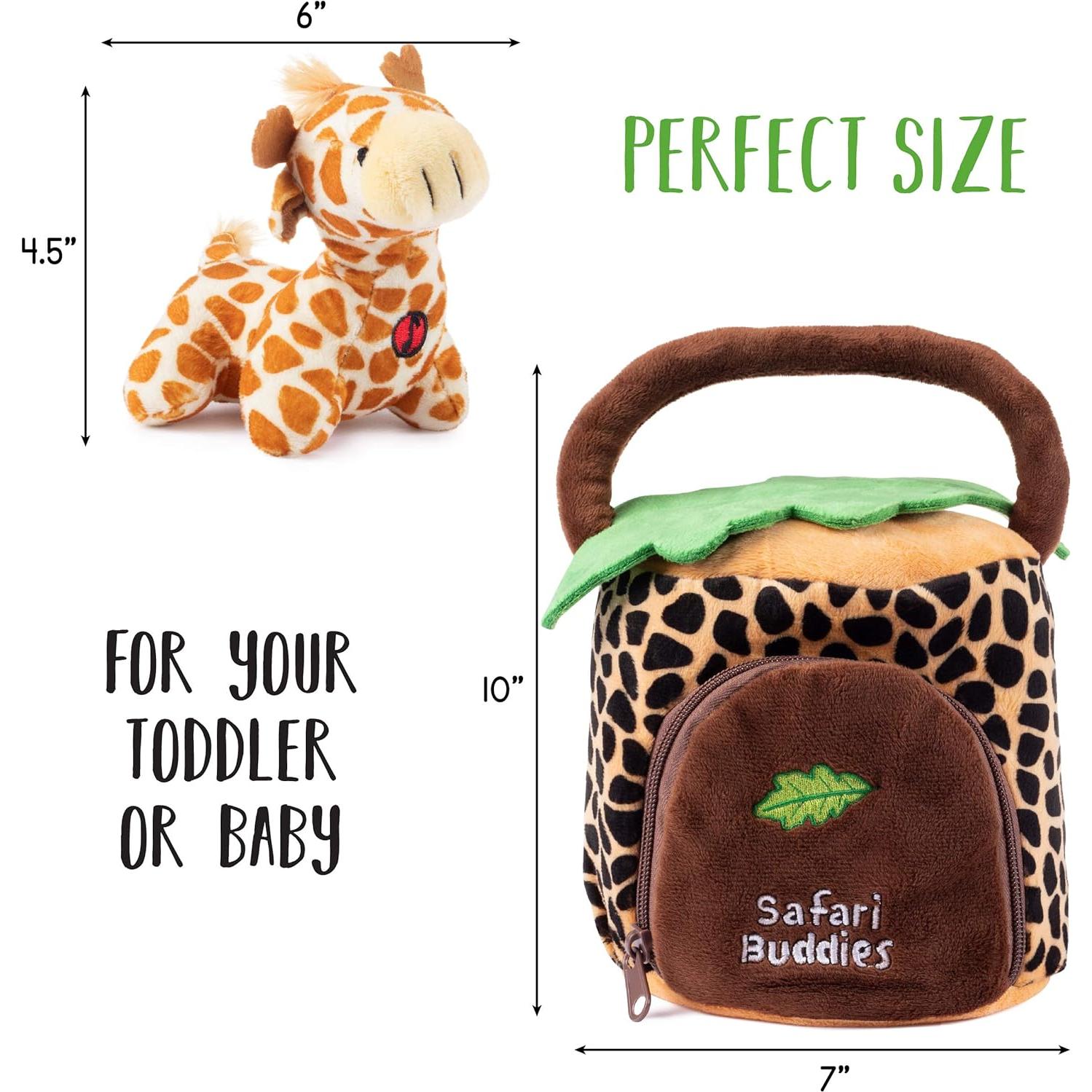 Juego de Animales de Peluche Hablantes Plush Creations - 4 Piezas