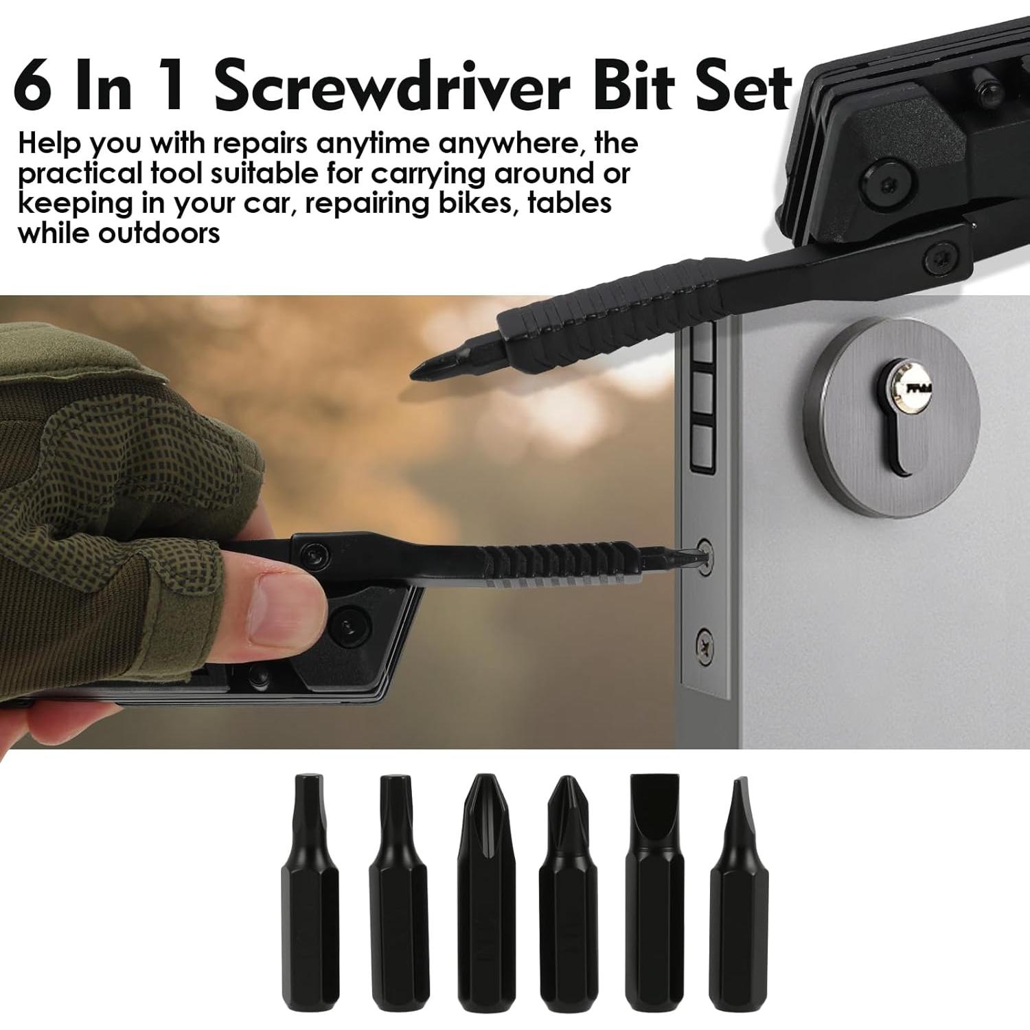 Cuchillo de bolsillo multi herramienta TKOPHOU 17 en 1 acero inoxidable