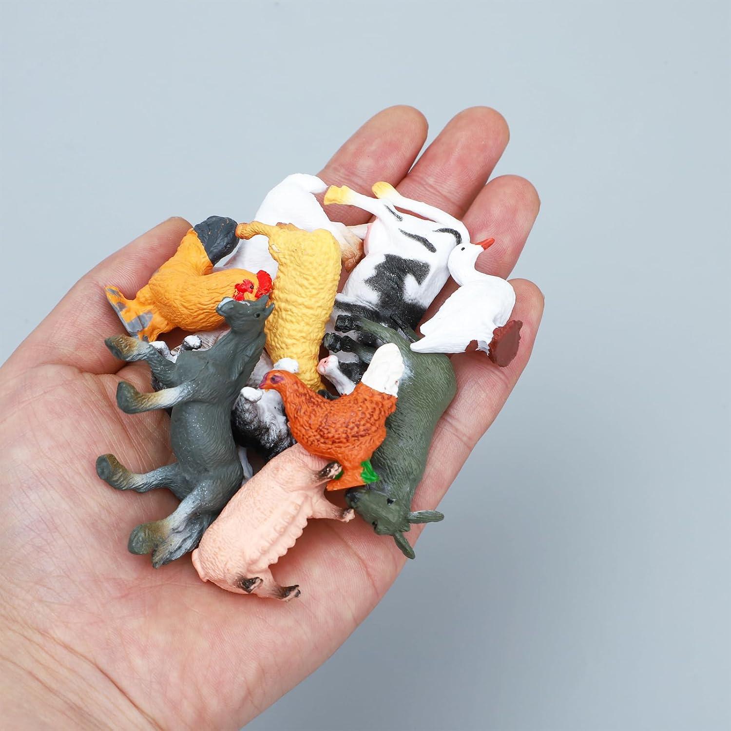 Figuras de Animales de Granja ONEST 14 Piezas Juguetes