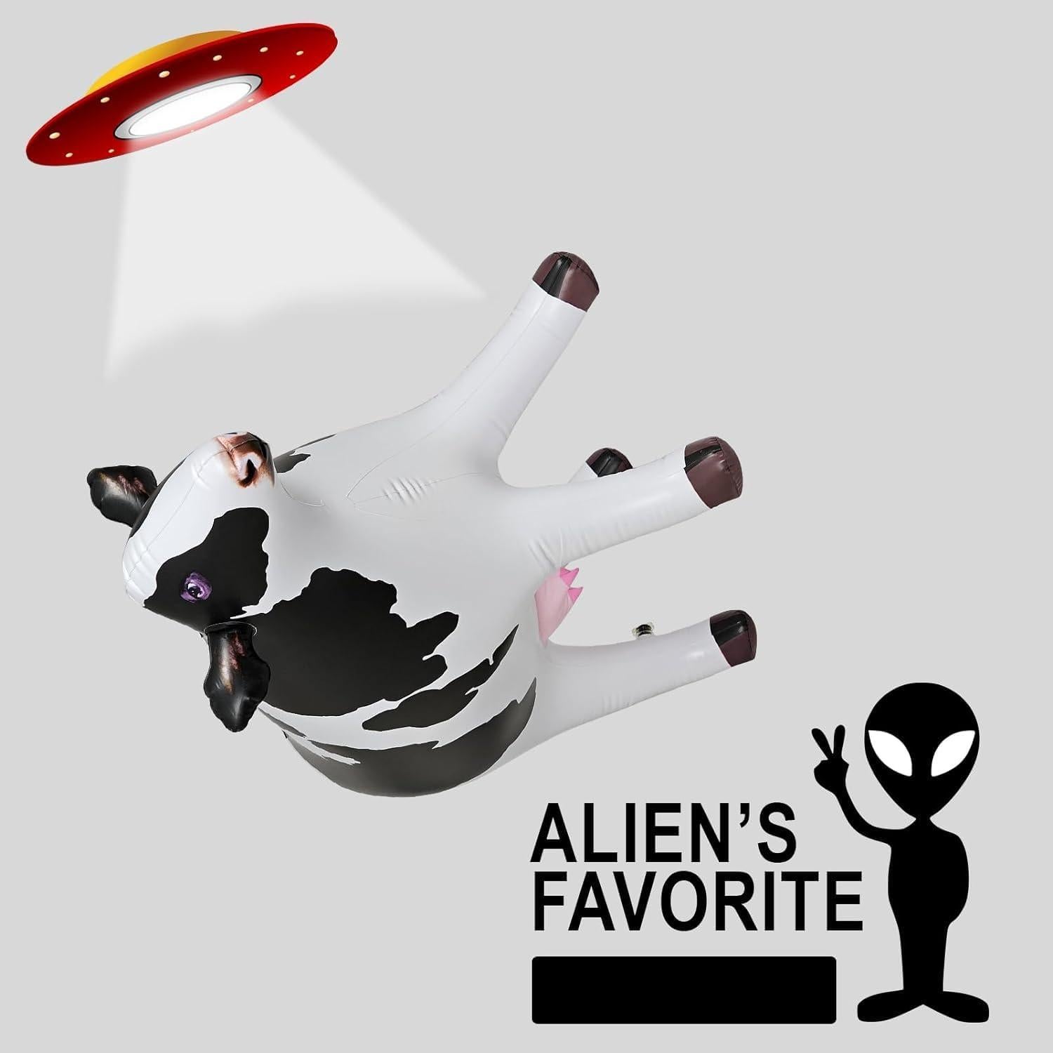 Vaca Inflable Jet Creations 94 cm PVC para Niños y Decoración