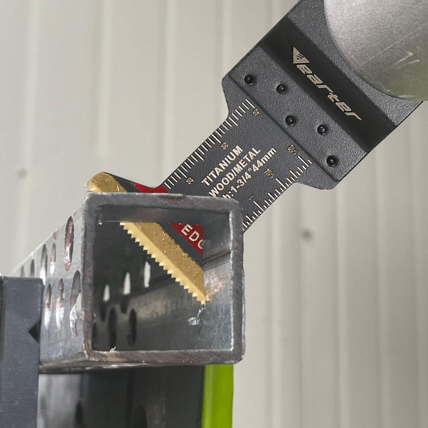 5 Cuchillas Oscilantes Vearter de Titanio 4.4 cm Bi-Metal