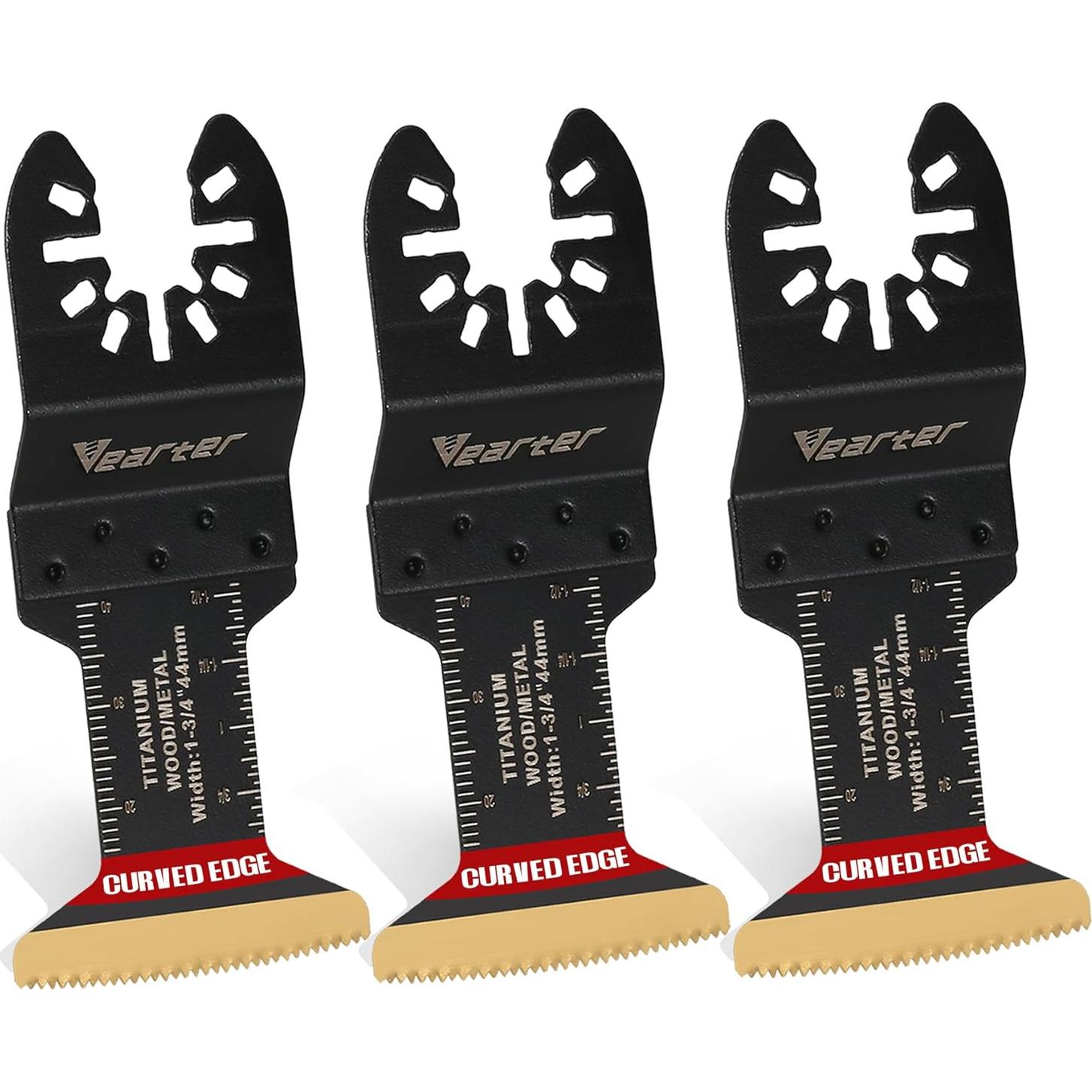 5 Cuchillas Oscilantes Vearter de Titanio 4.4 cm Bi-Metal