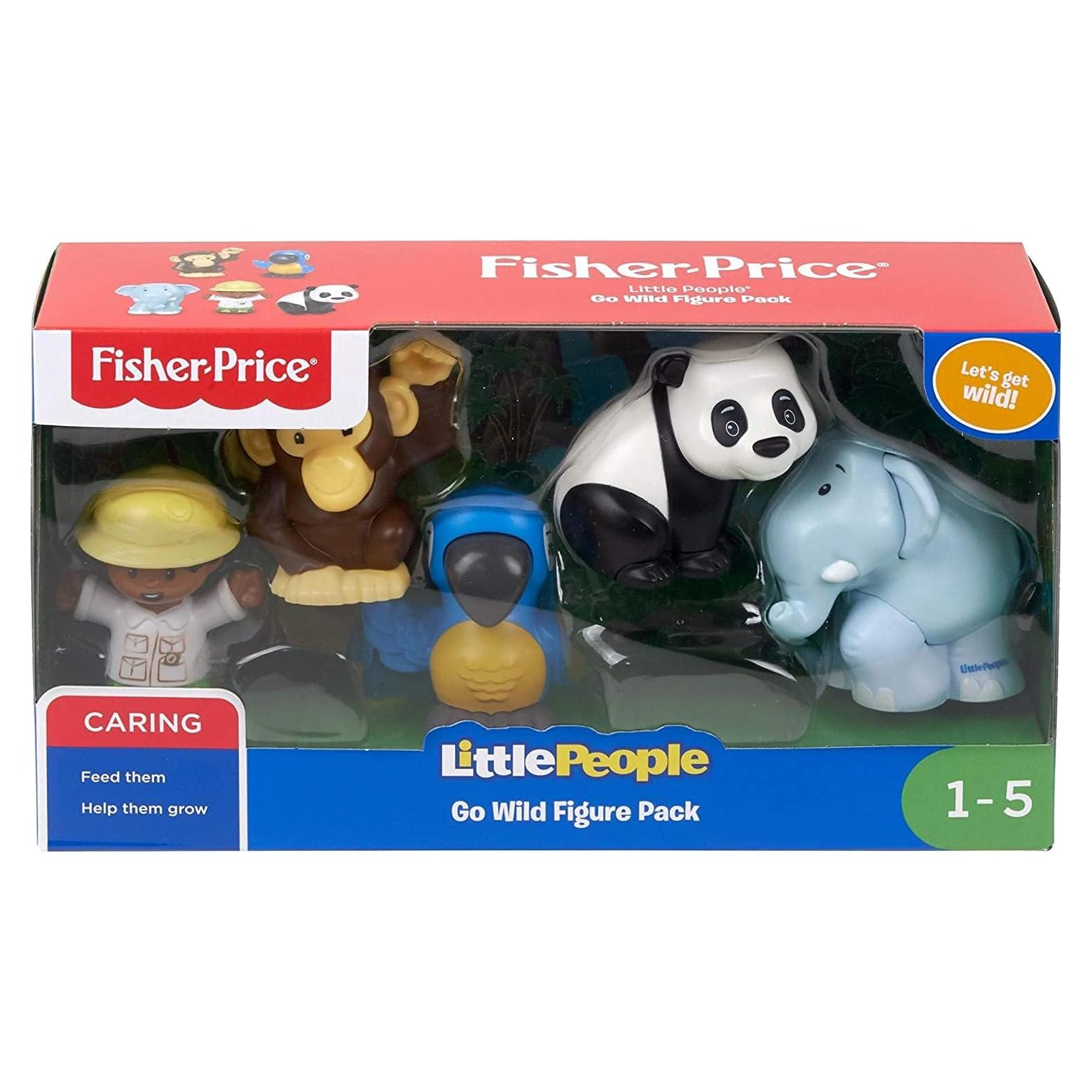 Paquete de Figuras Go Wild Fisher-Price 5 personajes