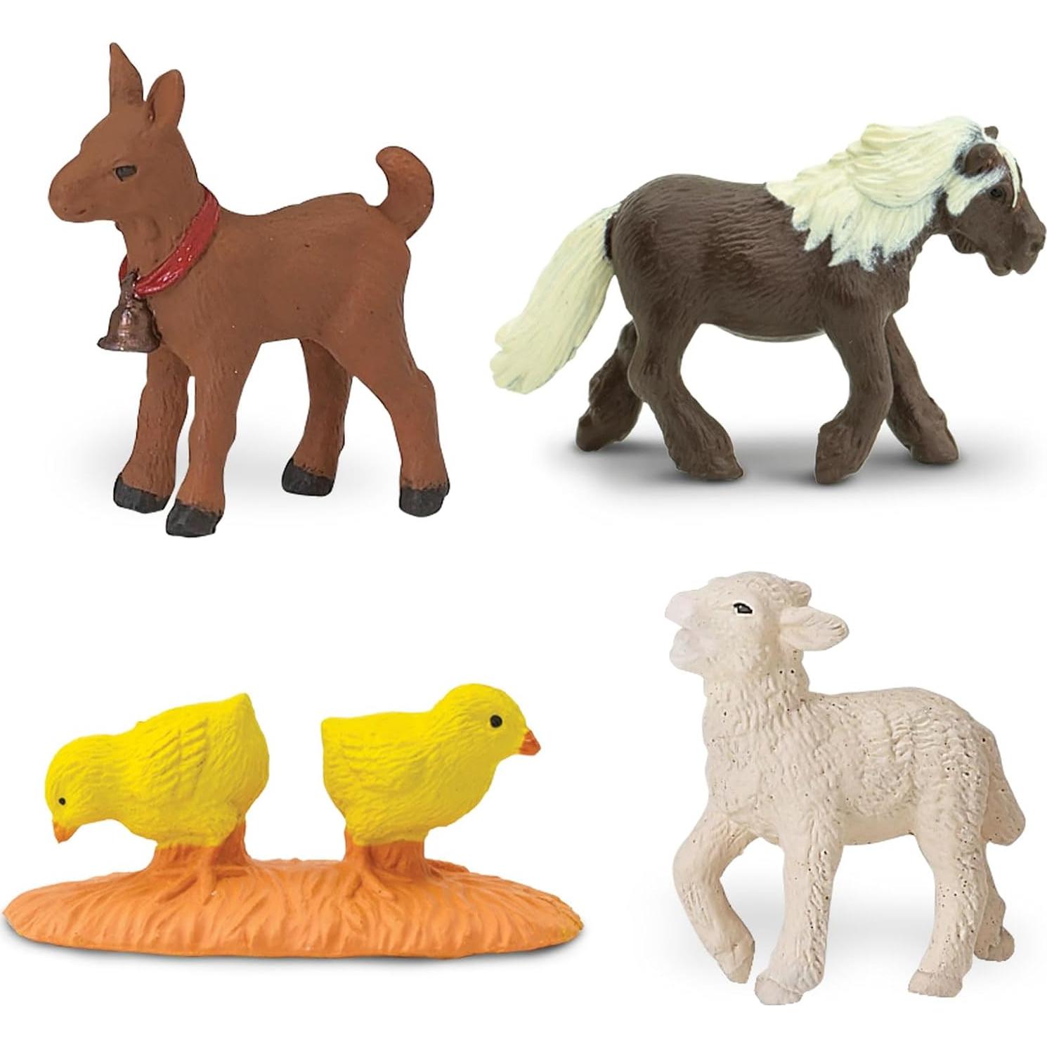 Figuras de Animales de Granja Bebés Safari Ltd. TOOB