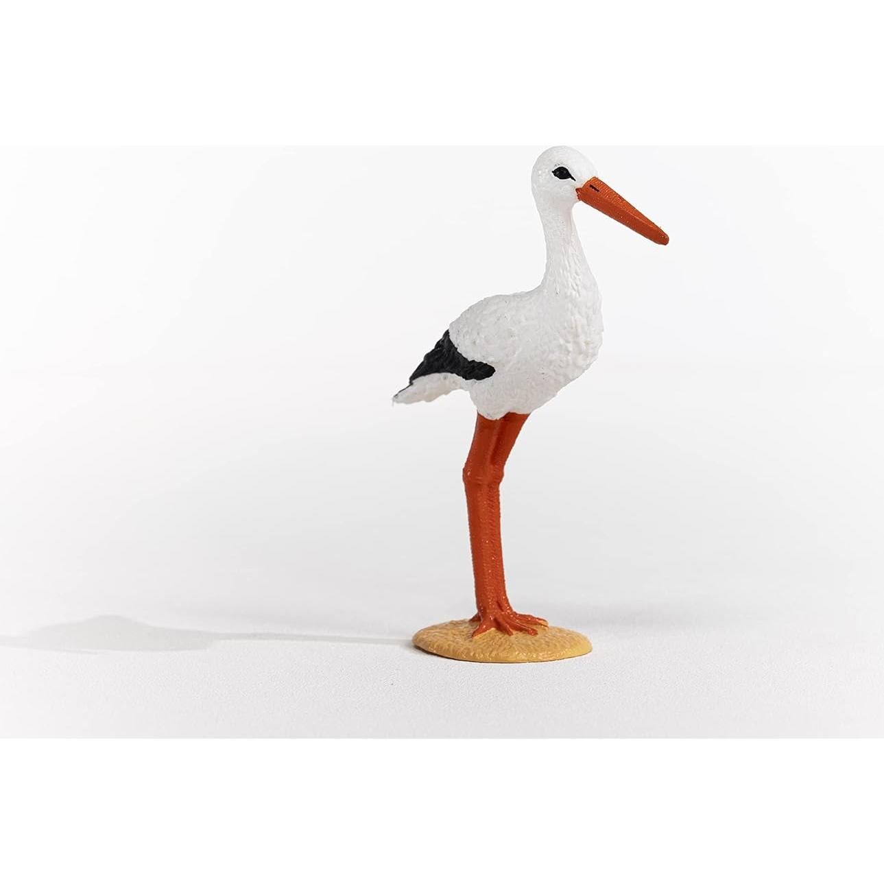 Figura de Cigüeña Schleich 6.1x6.1x8.64cm para Niños