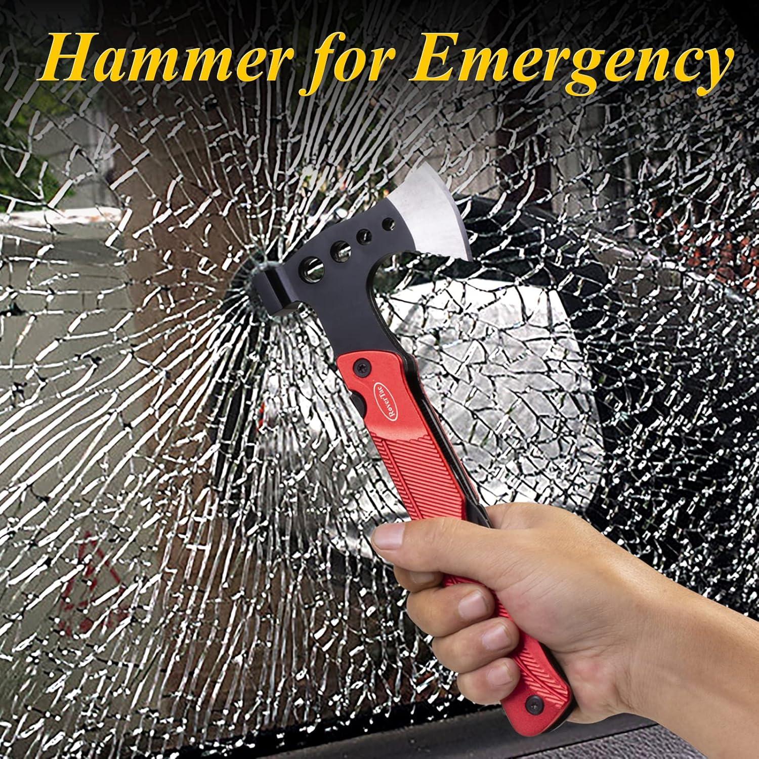 Hacha Multiherramienta RoverTac 14-en-1 para Camping y Supervivencia