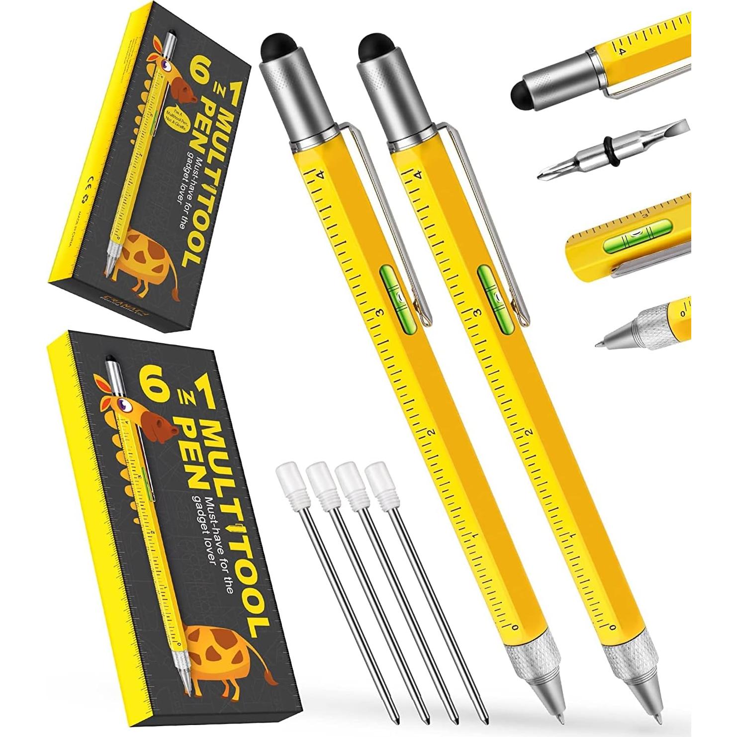 Bolígrafo Multiherramienta CRANACH 2 Paquete 6 en 1