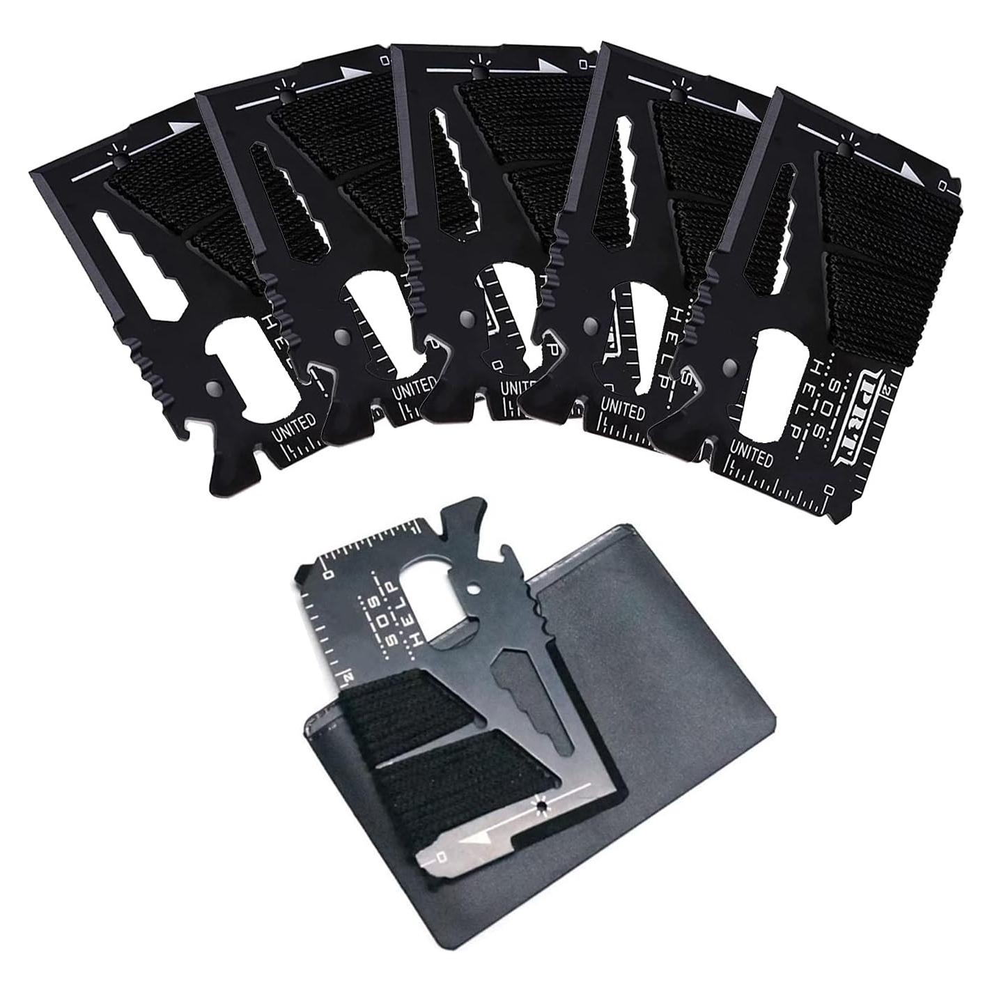 Herramienta de Supervivencia 14 en 1 Fuvooi para Billetera